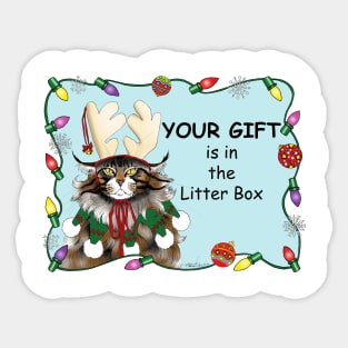 The Christmas Gift Sticker